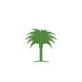 Date palm logo Royalty Free Stock Photo