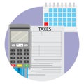 Date of taxation icon app