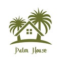 Date tree palm logo