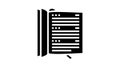 datebook diary glyph icon animation