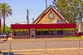 Old Dated Retro Style Restaurant Closed Due To Economy Royalty Free Stock Photo