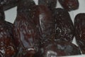 Dates with a black color, one of the special fruits in Arabia, the month of Ramadan, iftar with dates is good for digestion