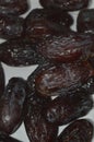 Dates with a black color, one of the special fruits in Arabia, the month of Ramadan, iftar with dates is good for digestion