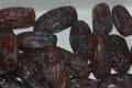 Dates with a black color, one of the special fruits in Arabia, the month of Ramadan, iftar with dates is good for digestion