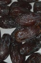 Dates with a black color, one of the special fruits in Arabia, the month of Ramadan, iftar with dates is good for digestion