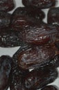 Dates with a black color, one of the special fruits in Arabia, the month of Ramadan, iftar with dates is good for digestion