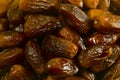 Dates. Dried date palm fruits. Healthy sweet food.