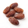 Dates isolated on white background Royalty Free Stock Photo