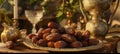 dates on a table, each one a symbol of nature\'s bounty and abundance