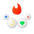 Dating app icons