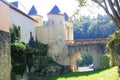 A castle in Bourglinster, Luxembourg