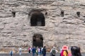 Cave 17 with a big statue of Maitreya Buddha & Bodhisattva statues at Yungang Grottoes