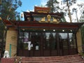 Datsan `Burhan Baabay` near the village on the way to the healing springs of Shumak river in Buryatia