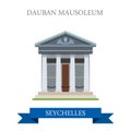 Dauban Mausoleum Seychelles Flat history web vecto