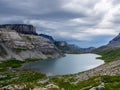 Daubensee lake in the canton of Valais Switzerland