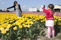 Little girl captures picture of her mother Royalty Free Stock Photo