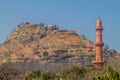 Daulatabad Fort and Chand Minar (Tower of the Moon), Maharashtra state, Ind