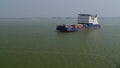 Daulatdia ferry boat cross the Padma river at Chhota Dhulandi, Bangladesh.