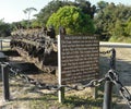 Dauphin Island Alabama Old Shipwreck Remains Royalty Free Stock Photo