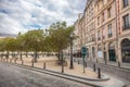 Dauphine square in Paris Royalty Free Stock Photo
