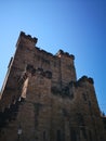 Looking up at Newcastle Castle Royalty Free Stock Photo