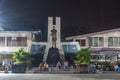 Philippines hero`s monument at Rizal Park in Davao City