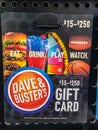 Dave & Busters Gift Cards For Sale At CVS Store