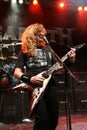 Dave Mustaine with Megadeth