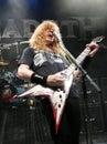 Dave Mustaine with Megadeth