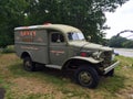 Dave's Coffee vintage military ambulance