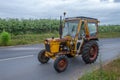 Yellow David Brown 885 Tractor