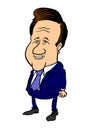 David Cameron caricature