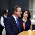 David Cameron in Downing Street. Royalty Free Stock Photo