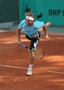 David FERRER (ESP) at Roland Garros 2010 Royalty Free Stock Photo