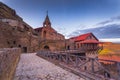 David Gareja cave monastery. Kakhetia, Georgia, Caucasus mountains. Royalty Free Stock Photo