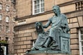 The David Hume memorial, bronze statue located in Edinburgh, Scotland