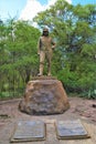 David Livingstone monument at Victoria Falls Zimbabwe
