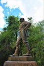 David Livingstone statue at Victoria Falls Zimbabwe