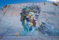 The David Multicolor by Eduardo Kobra, Carrara, Tuscany, Italy Royalty Free Stock Photo