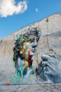 The David Multicolor by Eduardo Kobra, Carrara, Tuscany, Italy