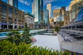 David Pecaut Square and modern buildings, in downtown Toronto, O Royalty Free Stock Photo