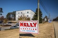 David Perdue Kelly Loeffler senate election signs in on a lawn on Belair road 2021