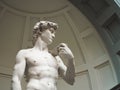 David is a Renaissance sculpture masterpiece of Michelangelo in florence italy Royalty Free Stock Photo