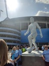David Silva statue Royalty Free Stock Photo