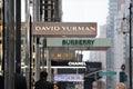 David Yurman storefront sign in New York City