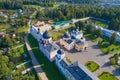 Davidova Voznesenskaya pustyn aerial photography. Novyy Byt. Moscow region Royalty Free Stock Photo