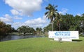 Entrance sign to Broward College in Davie, Florida.