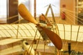 DaVinci& x27;s airplane model Royalty Free Stock Photo
