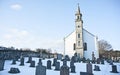 Daviot Church and cemetry Royalty Free Stock Photo