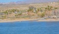 Davis Camp  Boat Ramp on the Colorado River In Bullhead, Mohave County, Arizona USA Royalty Free Stock Photo